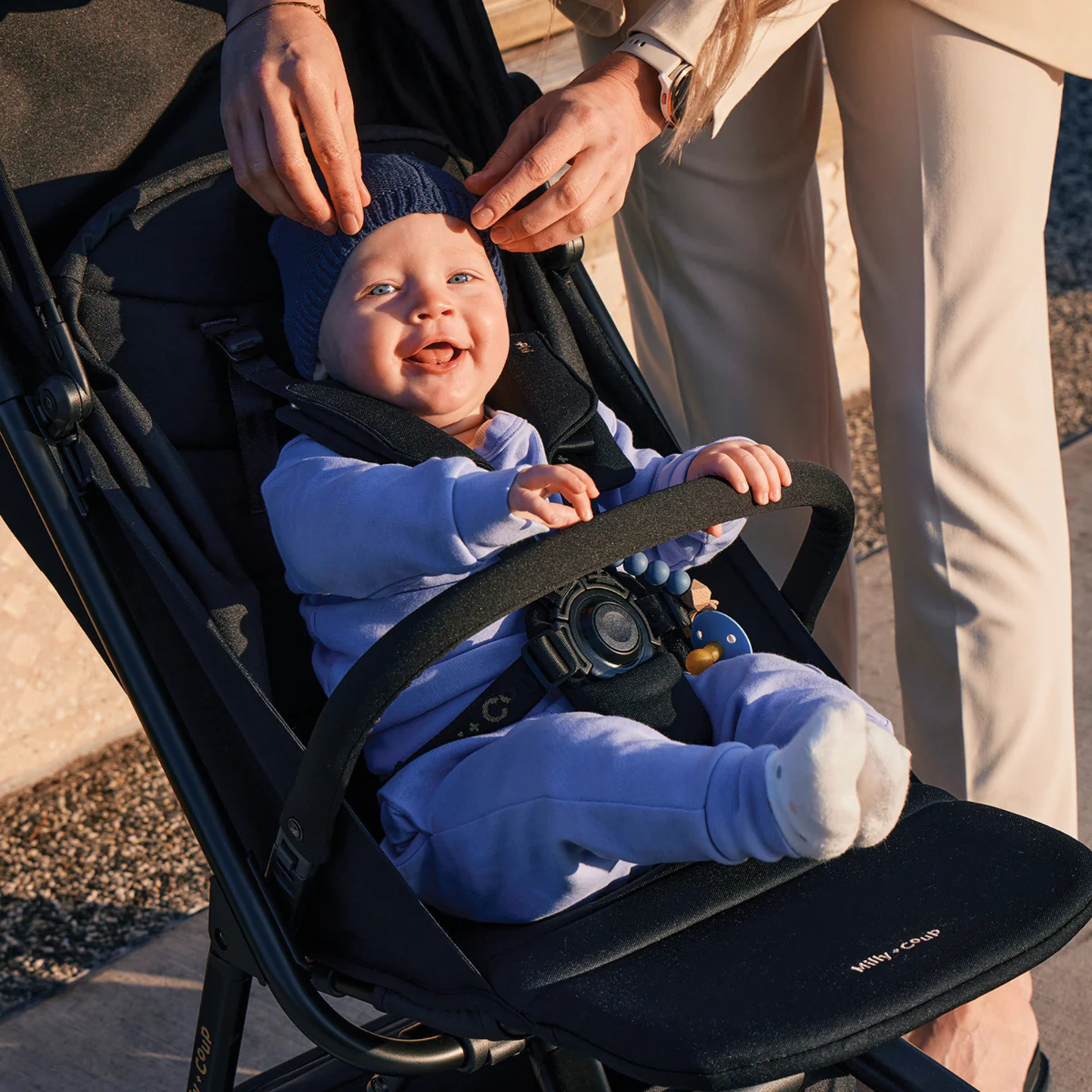 Milly and Coup Pixi Travel Stroller - Black