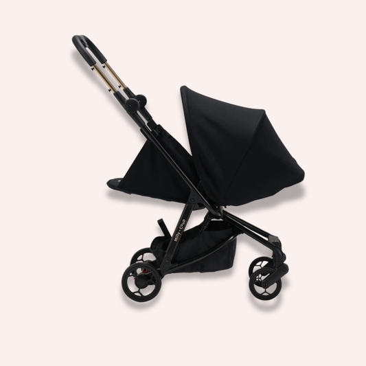 Milly and Coup Pixi Stroller & Parent Facing Newborn Pack - Black