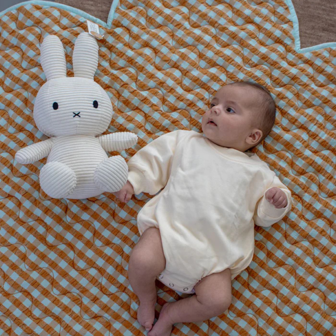 Playmat - Honey Blue Seersucker