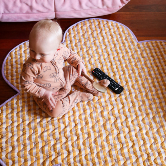 Playmat - Mango Seersucker