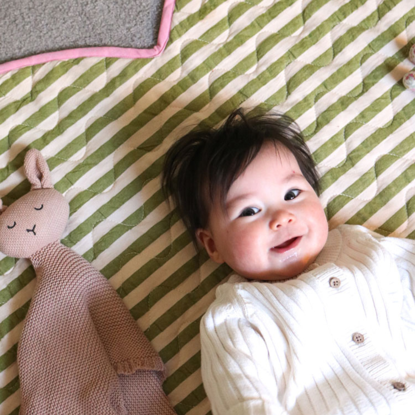 Playmat - Pistachio Seersucker