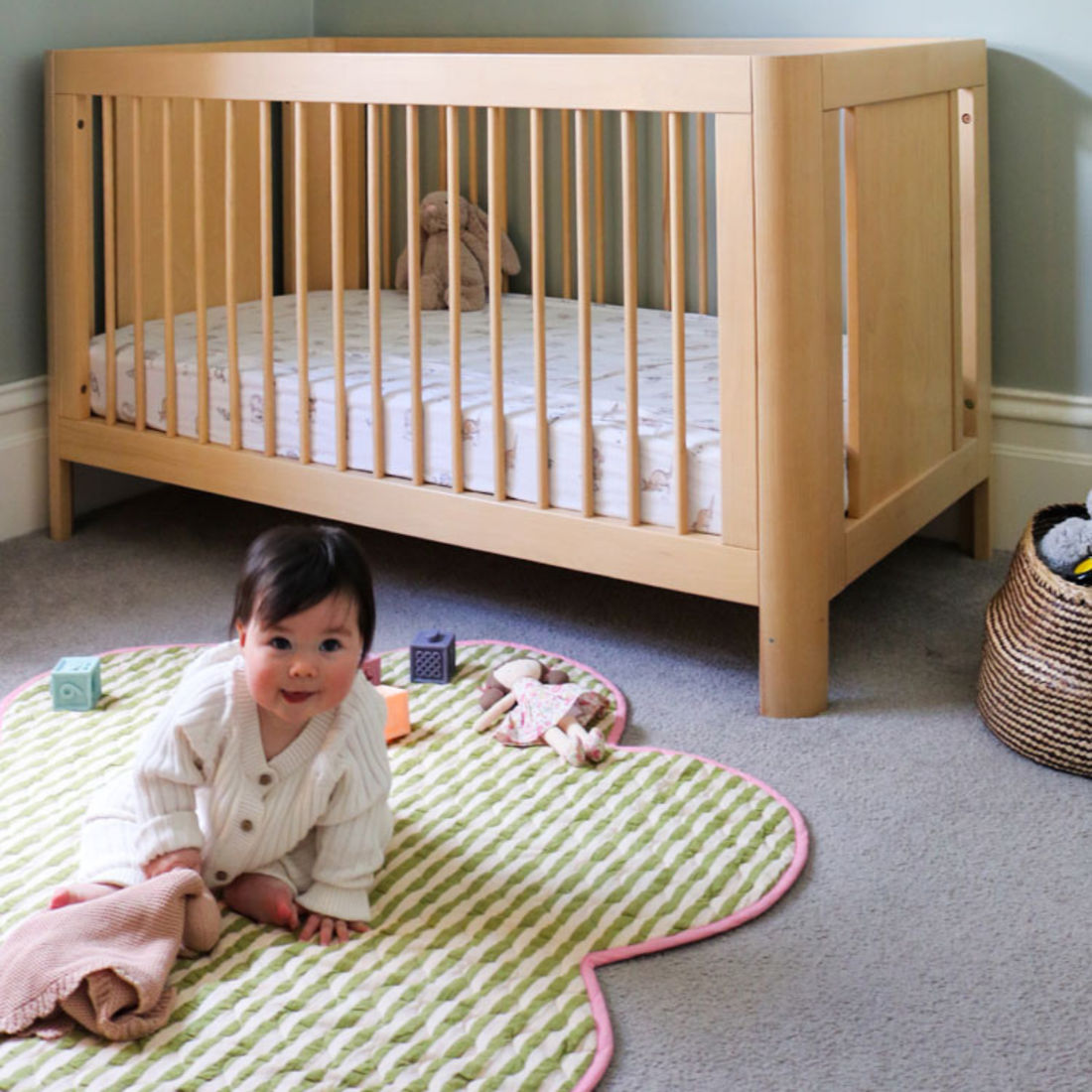 Playmat - Pistachio Seersucker