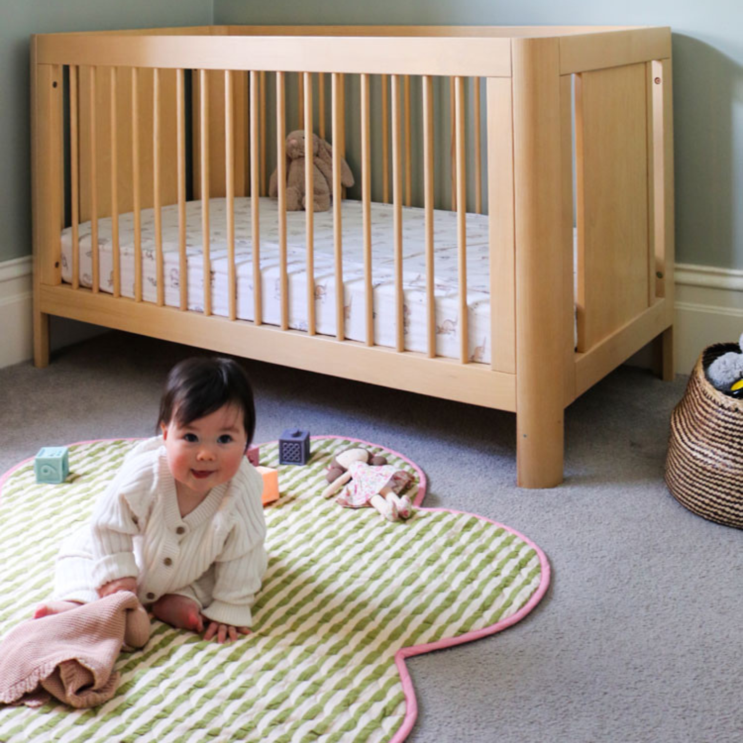 Playmat - Pistachio Seersucker