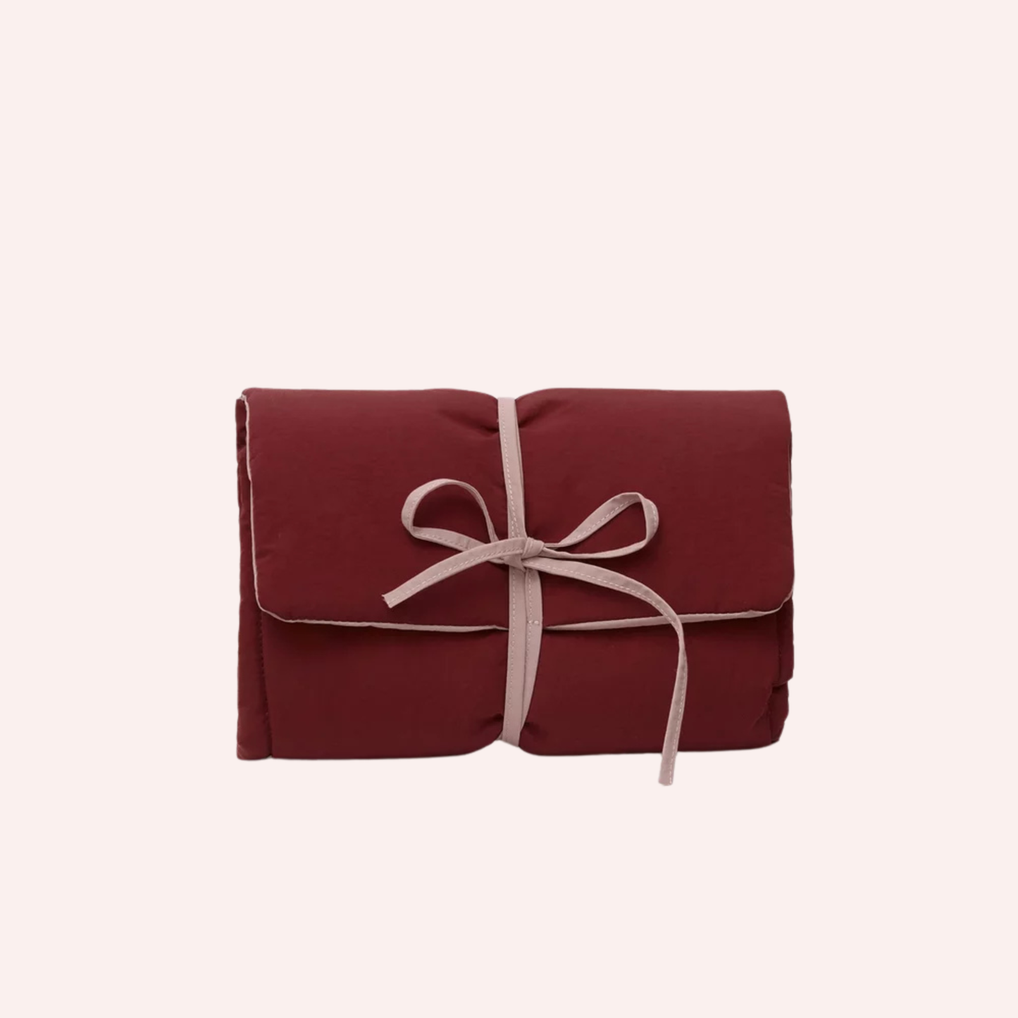 Plush Change Mat - Burgundy