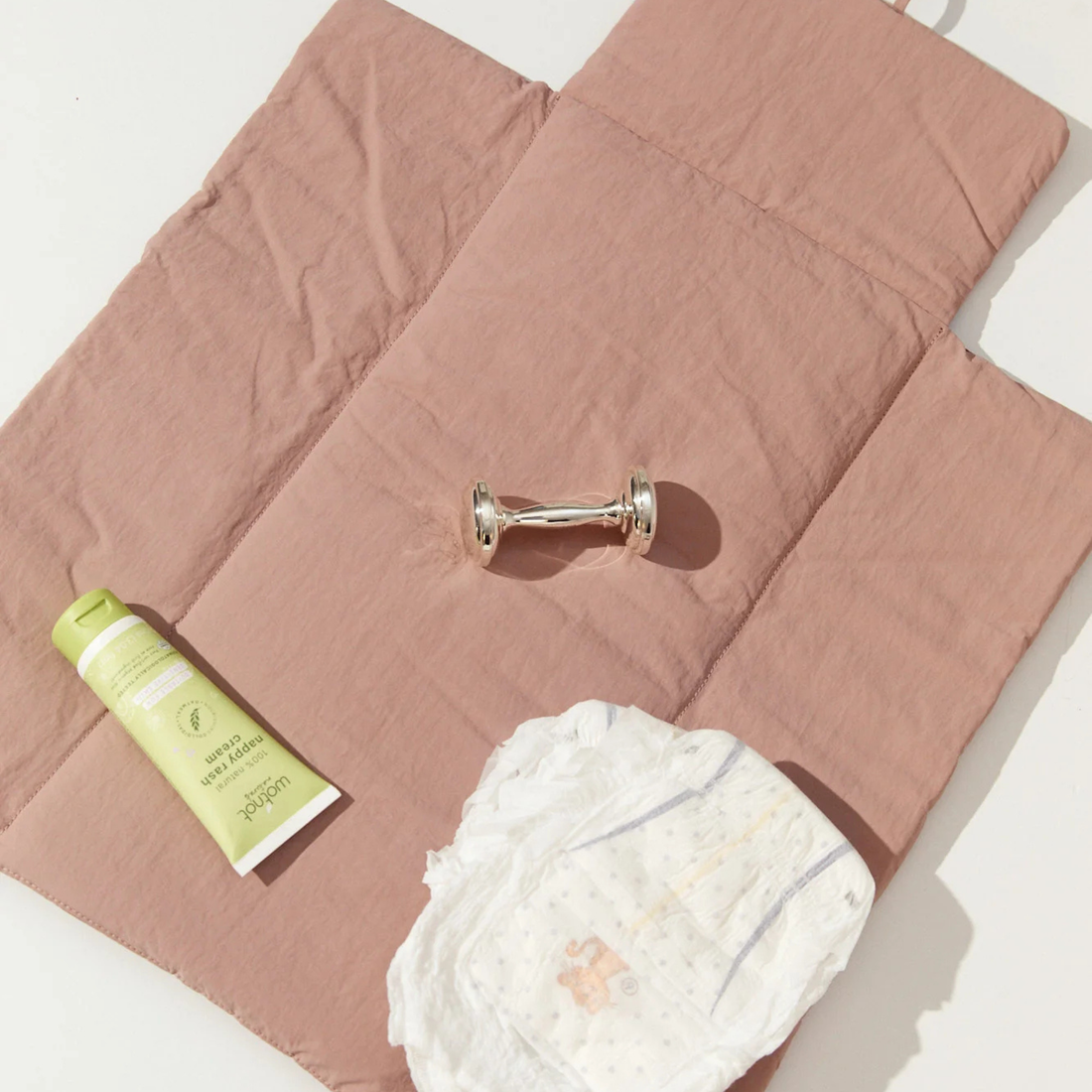 Plush Change Mat - Burgundy