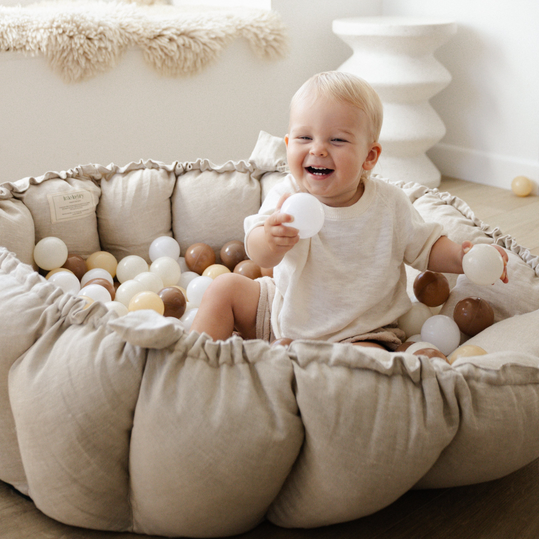 Plush Organic Playmat - Oat