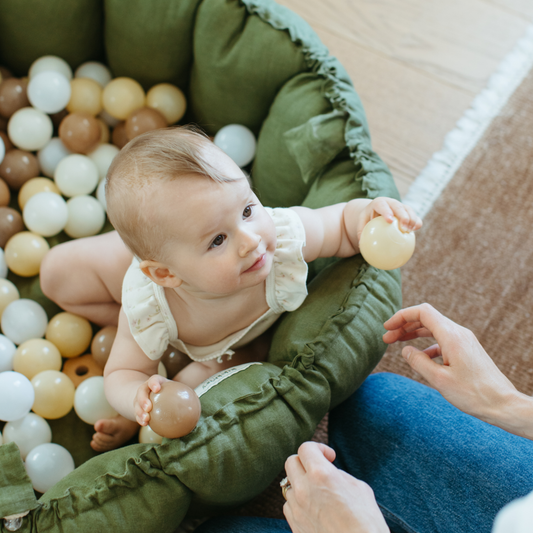 Plush Organic Playmat - Olive