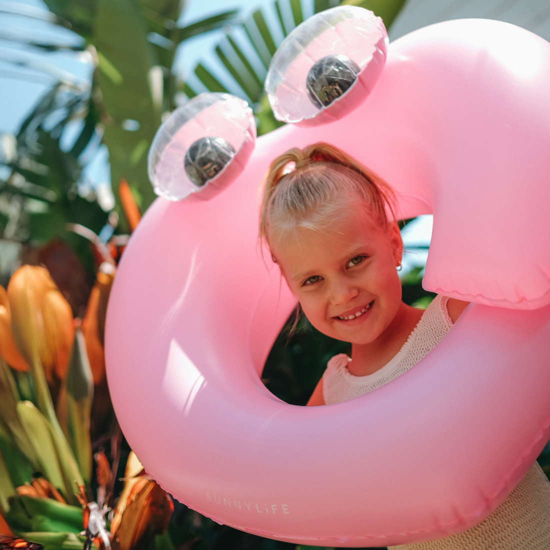 Kids Pool Ring - Poppy the Peach