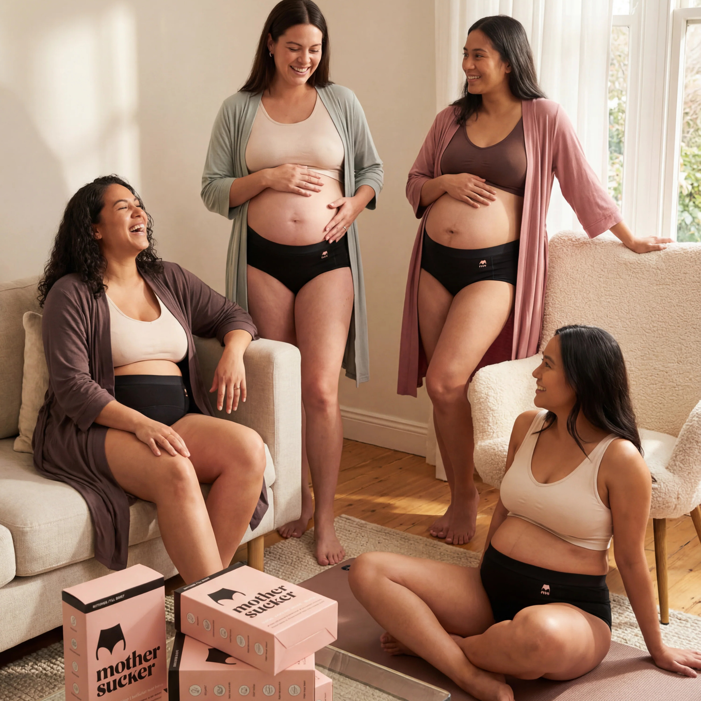 Postpartum Leak Proof Undies - Black