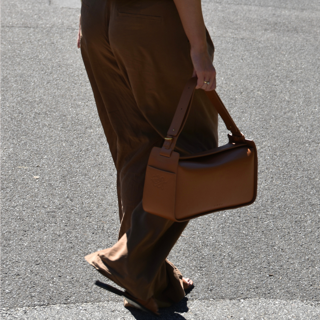 Pram Bag - Saddle Tan