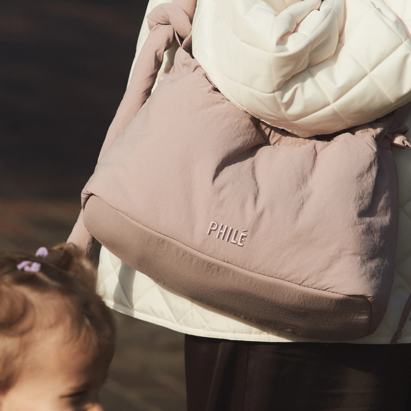 Pram Caddy - Pink