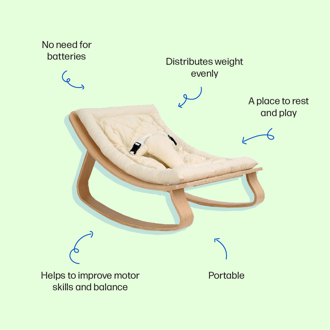 Charlie Crane Levo Baby Rocker + Reviews White The Memo