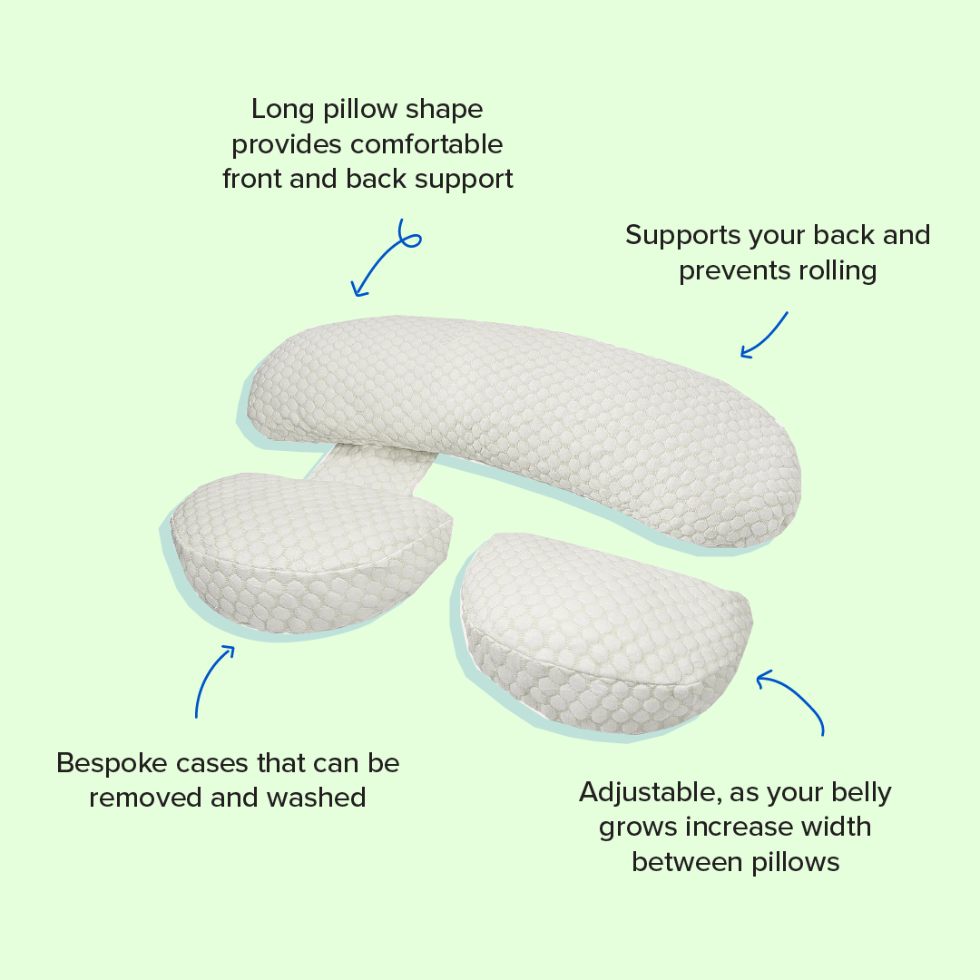 Pregnancy Pillow - Linen by Sleepybelly | the memo – The Memo