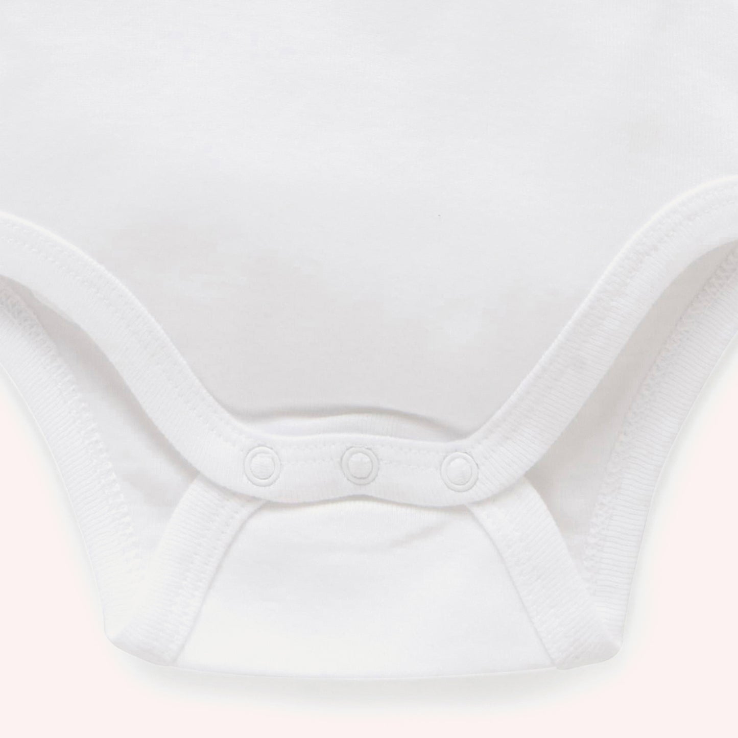 Easy Neck Long Sleeve Bodysuit 2PK - White