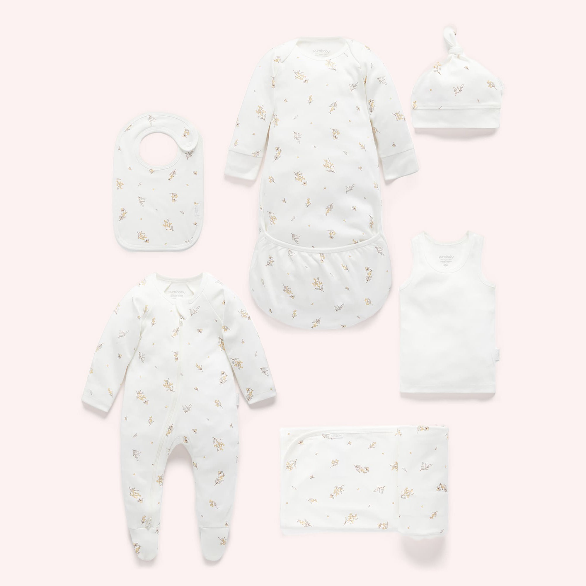 Newborn Hospital Pack - Vanilla Wattle Bee by PureBaby | the memo – The ...