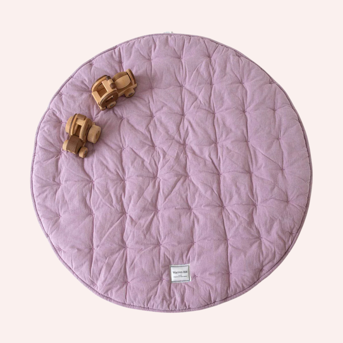 Quilted Cotton Baby Play Mat - Lilac