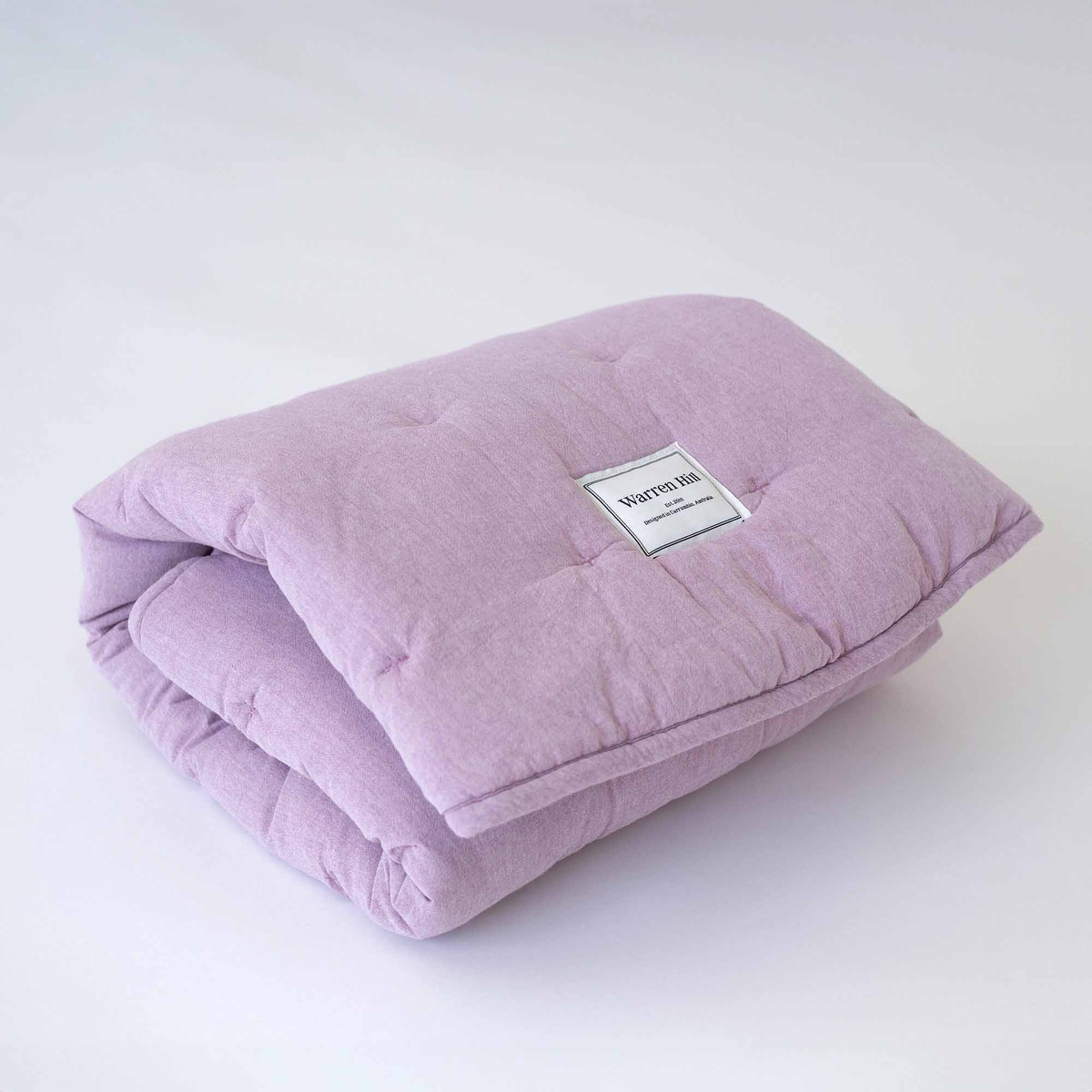 Quilted Cotton Baby Play Mat - Lilac