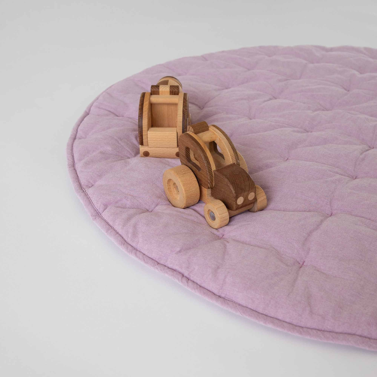 Quilted Cotton Baby Play Mat - Lilac