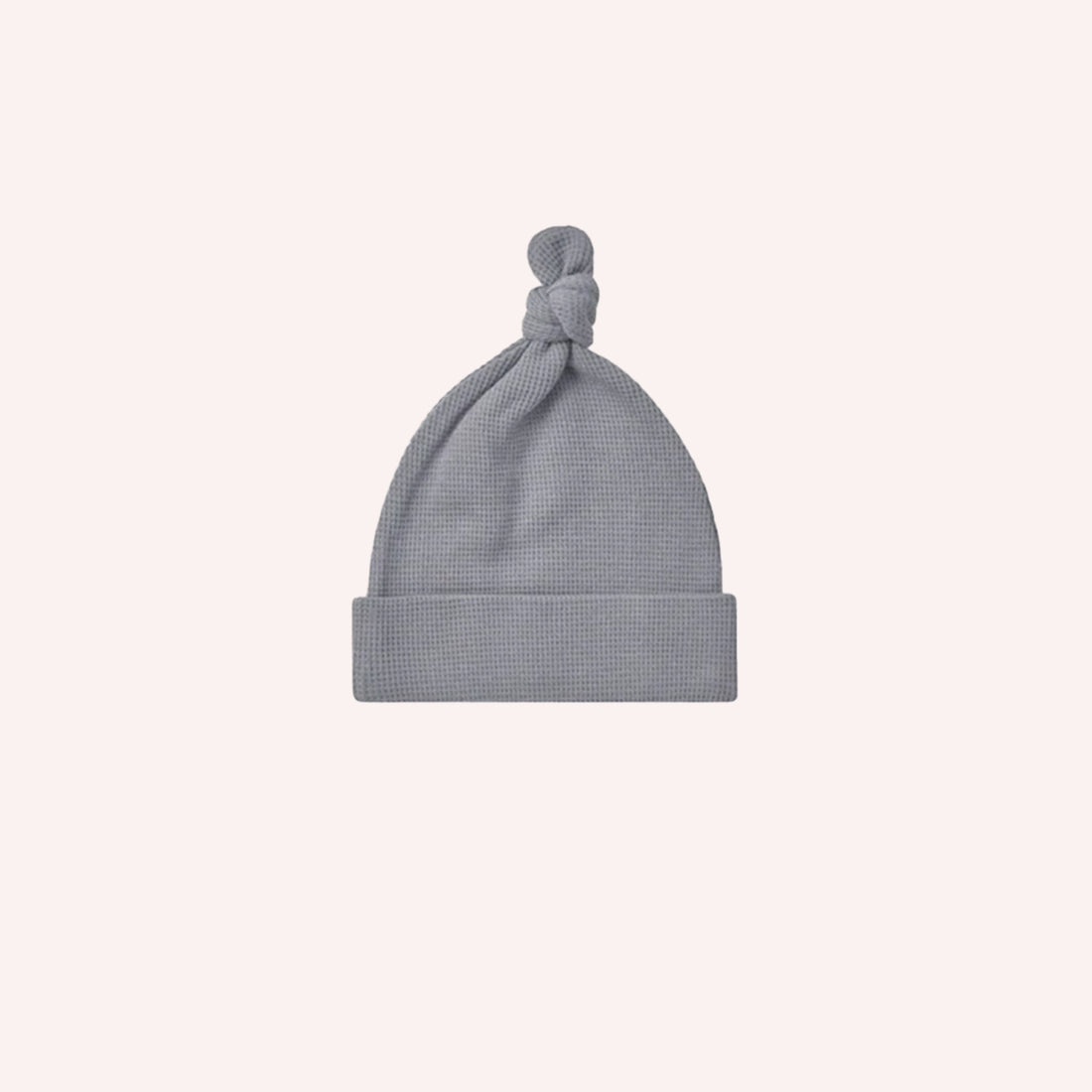 Waffle Knotted Baby Hat - Lagoon
