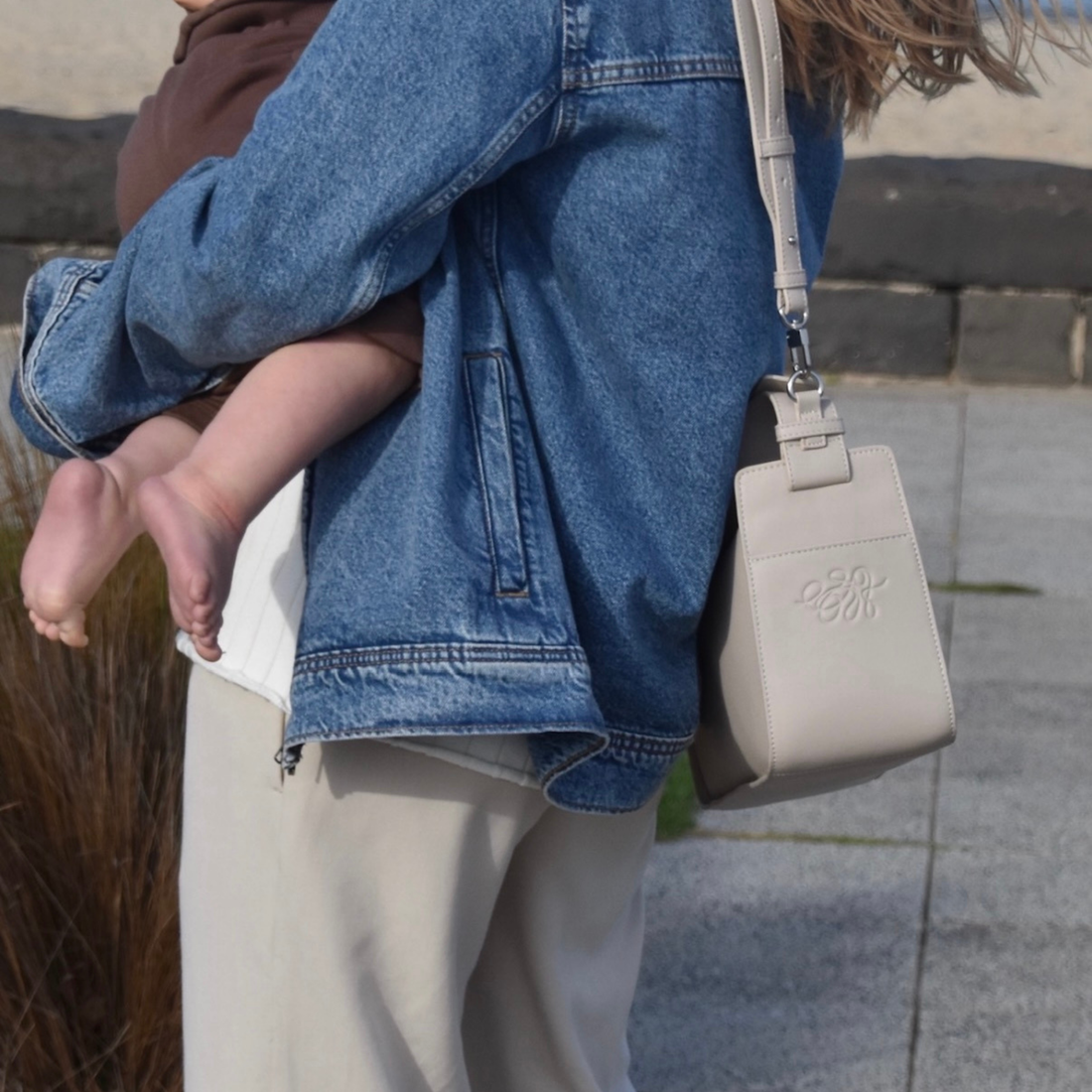 Pram Bag - Oat Milk
