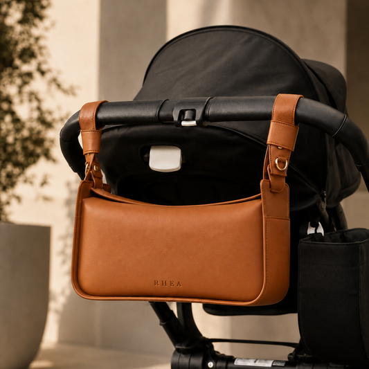 Pram Bag - Saddle Tan