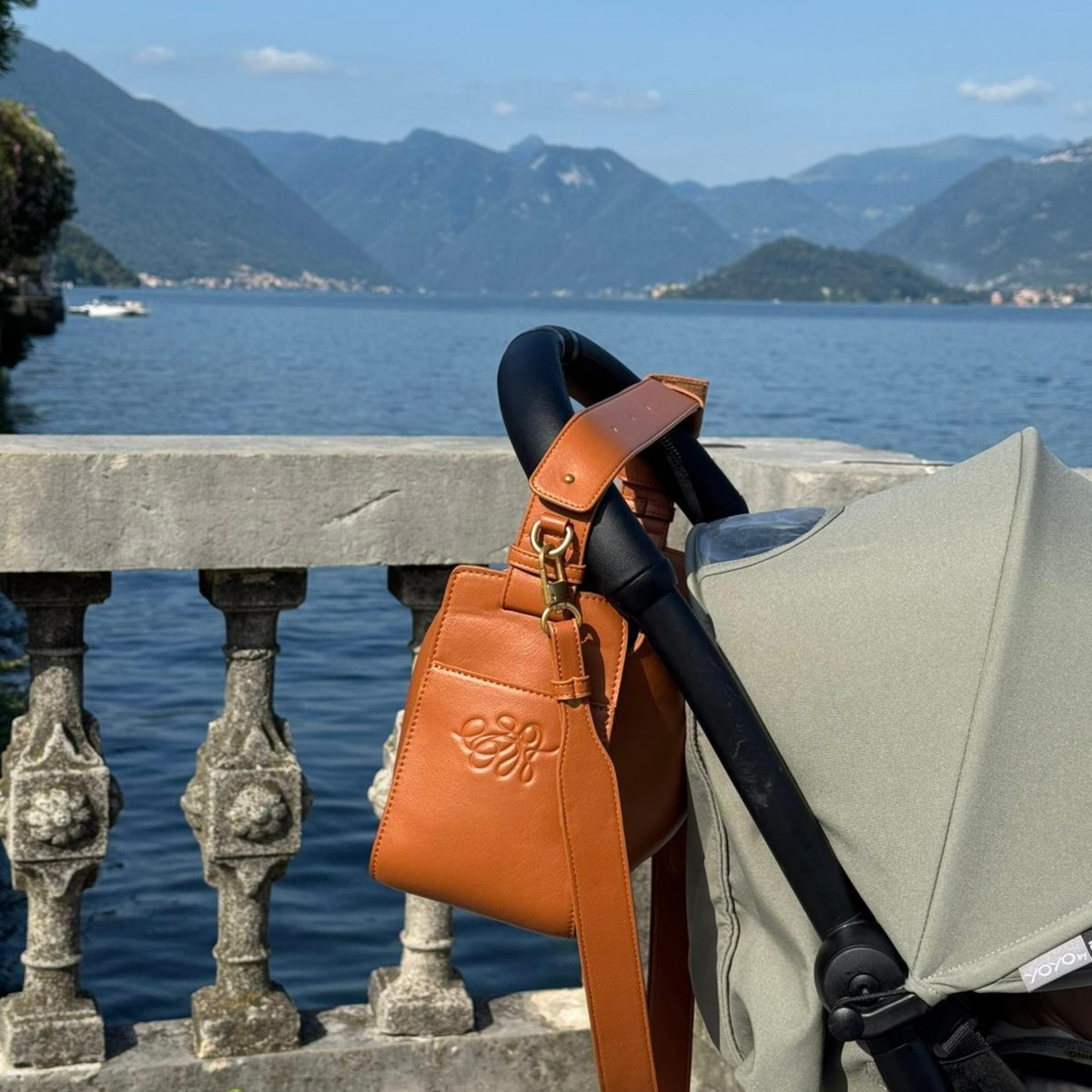 Pram Bag - Saddle Tan