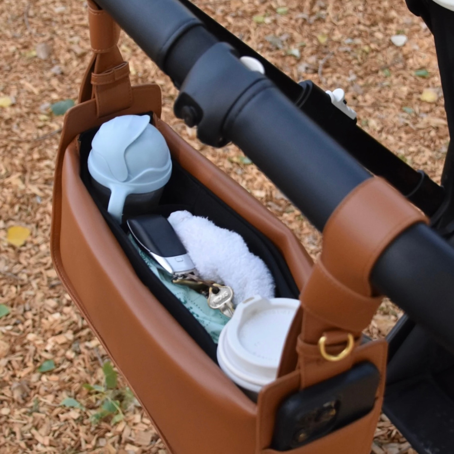 Pram Bag - Saddle Tan