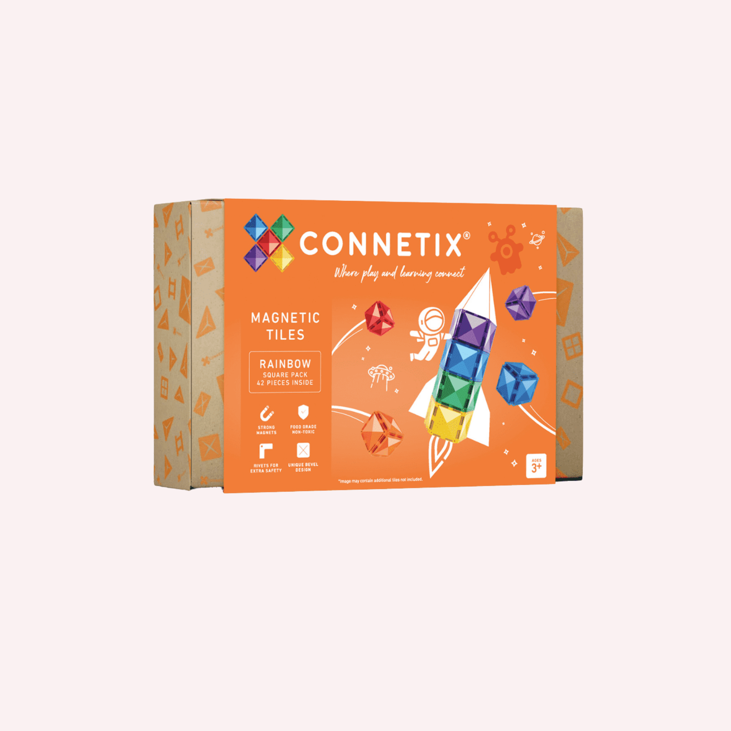 Rainbow Square Pack 42pc