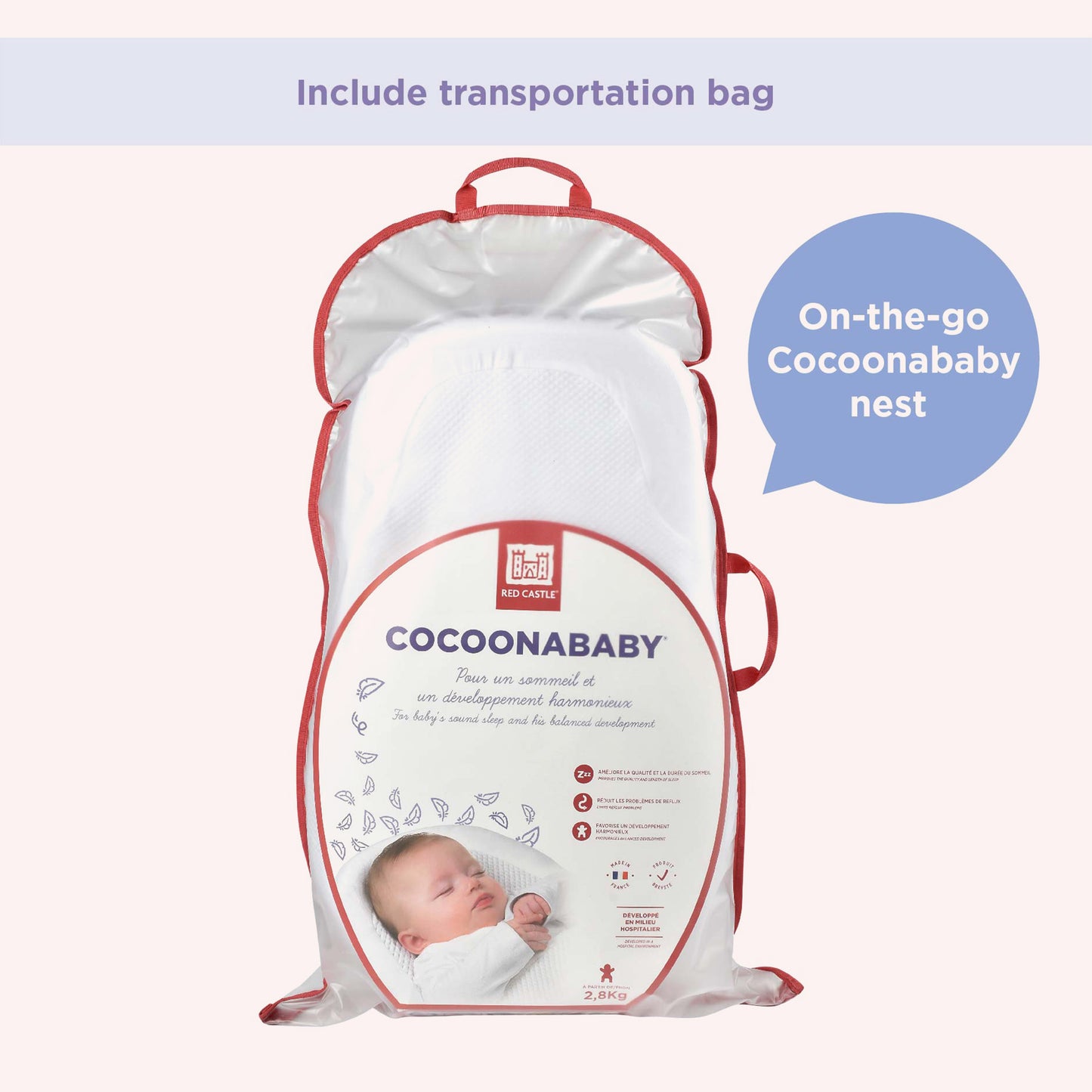 Cocoonababy Nest - Linen Natural