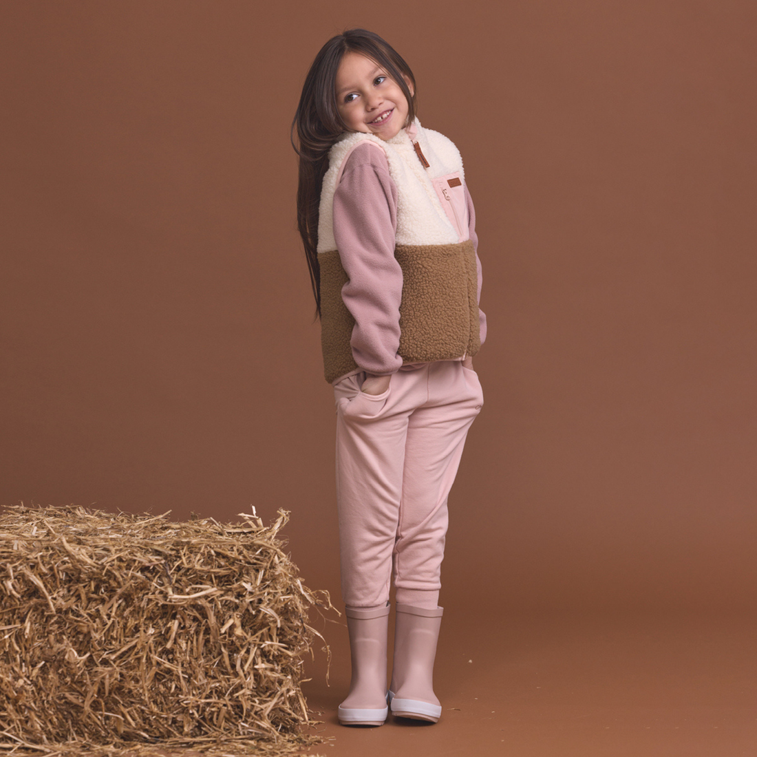 Reversible Yeti Vest - Harvest Colourblock