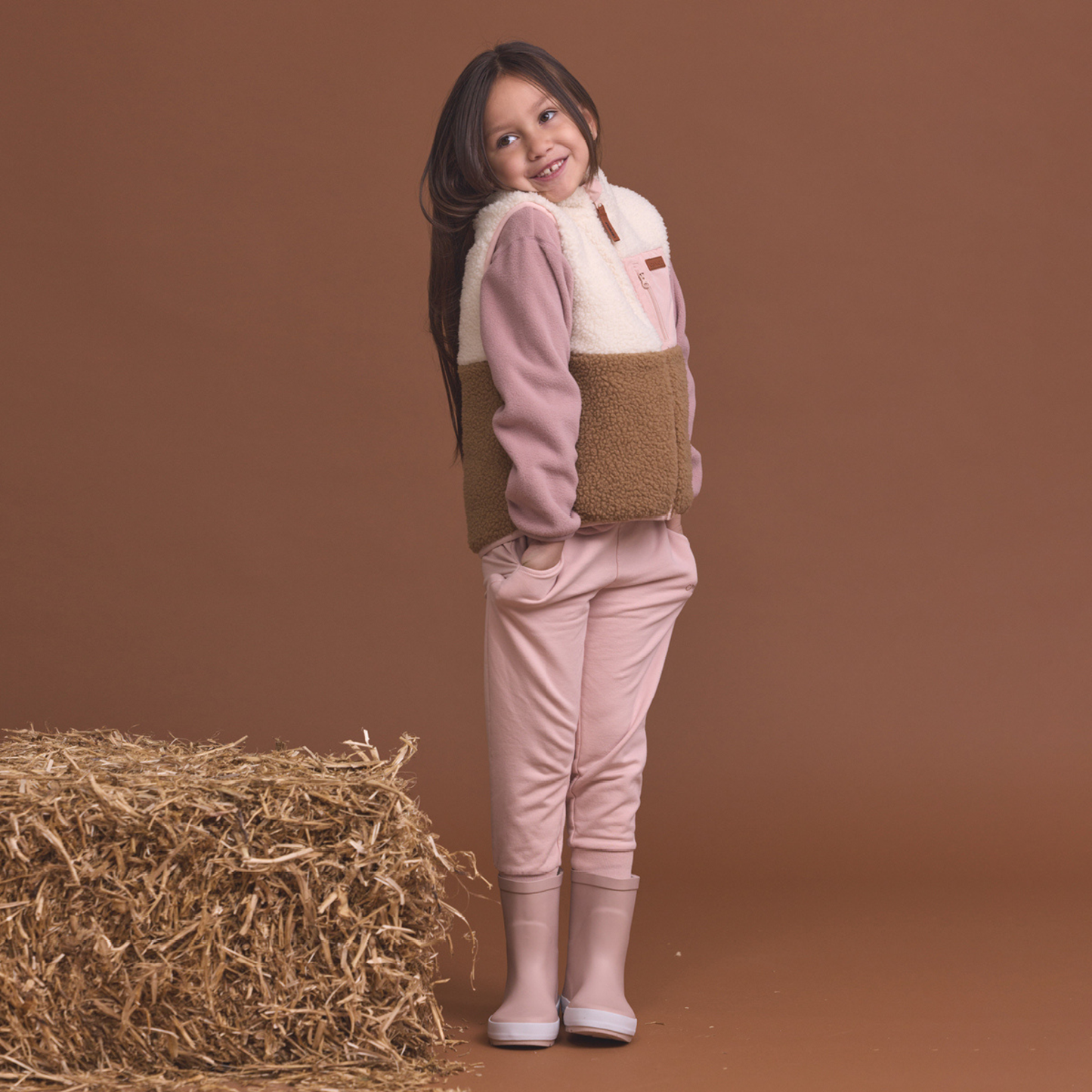 Reversible Yeti Vest - Harvest Colourblock