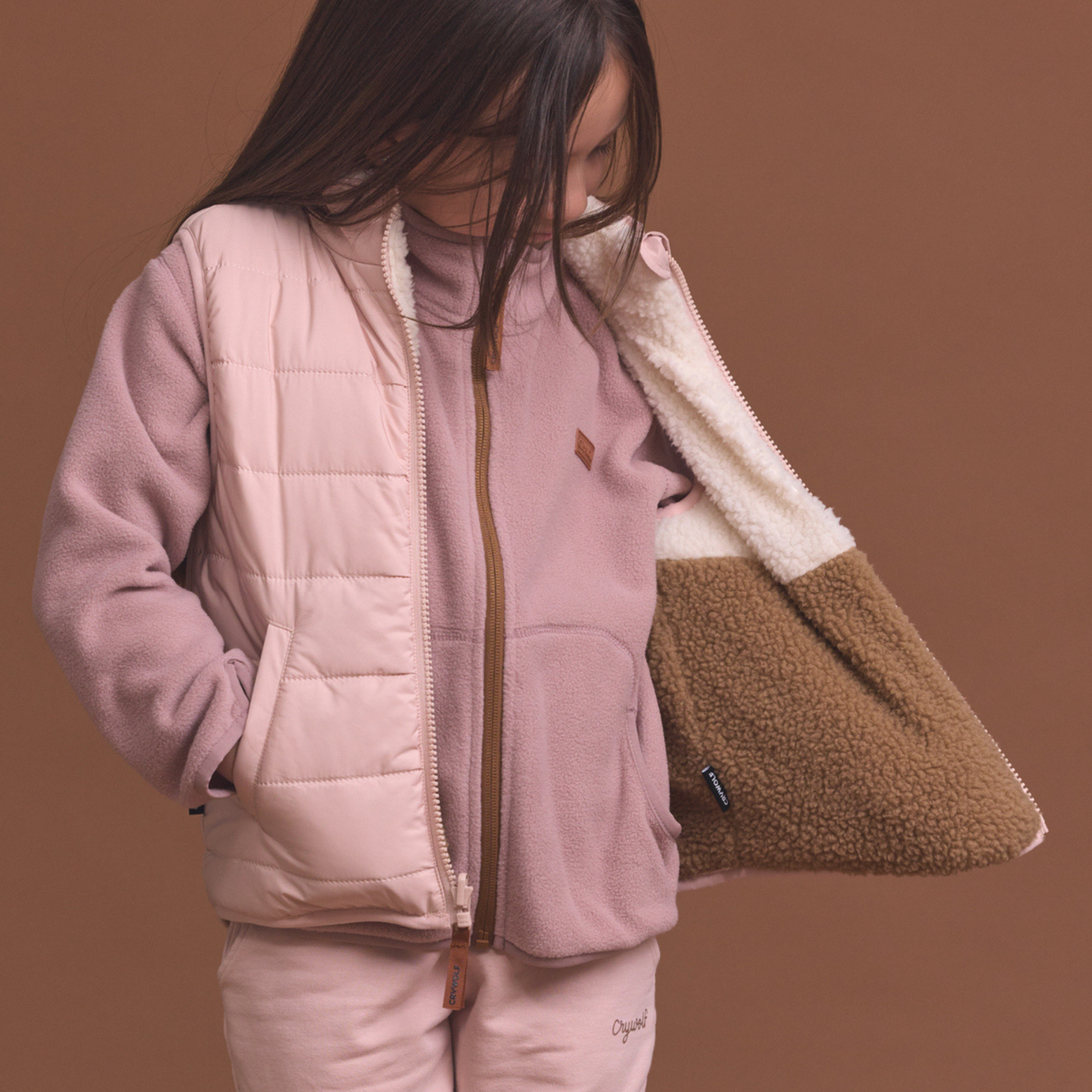 Reversible Yeti Vest - Harvest Colourblock