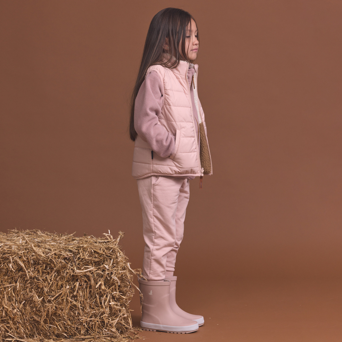 Reversible Yeti Vest - Harvest Colourblock
