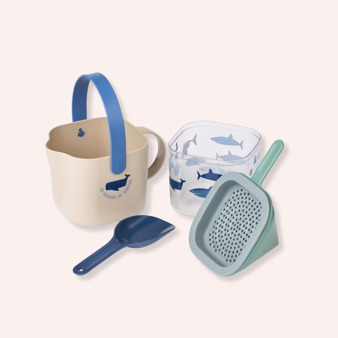 Roald Sand Set - Shark/Dove Blue