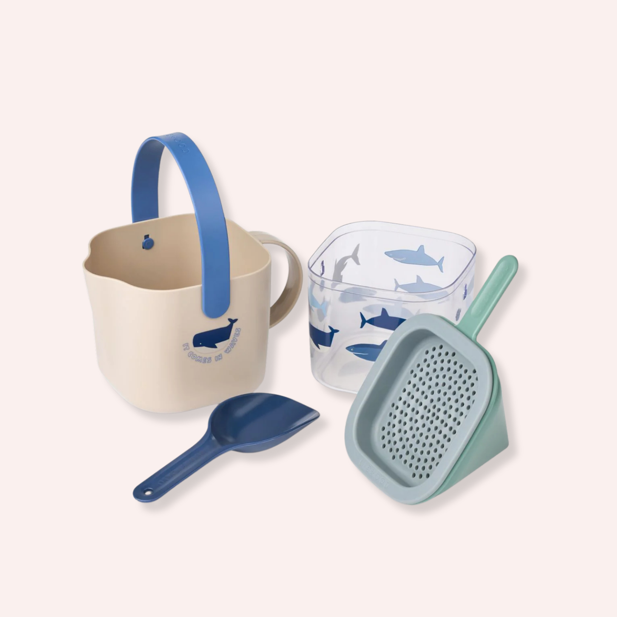 Roald Sand Set - Shark/Dove Blue