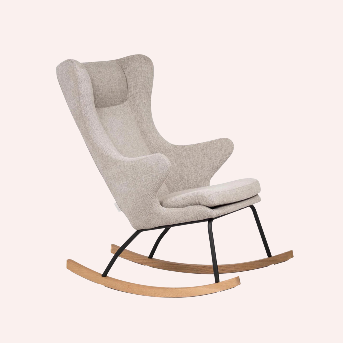 Rocking Nursing Chair - Sand Grey
