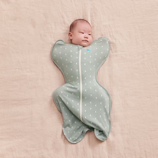 Stage 1 Swaddle Up - 1.0 TOG - Stretch Cotton - Olive Moon
