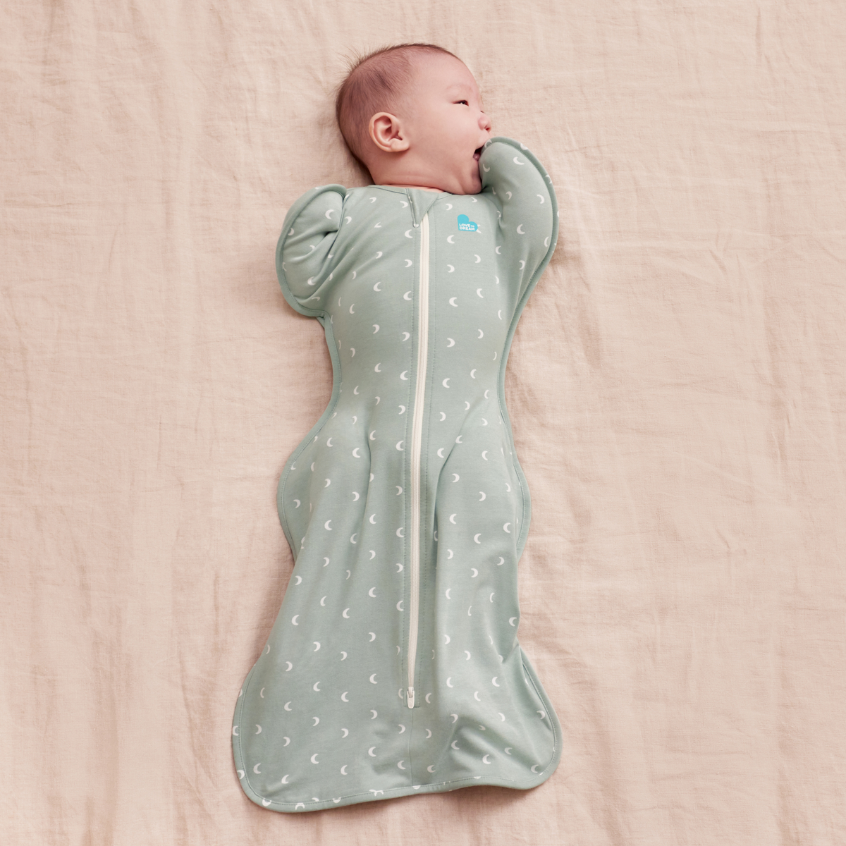Stage 1 Swaddle Up - 1.0 TOG - Stretch Cotton - Olive Moon