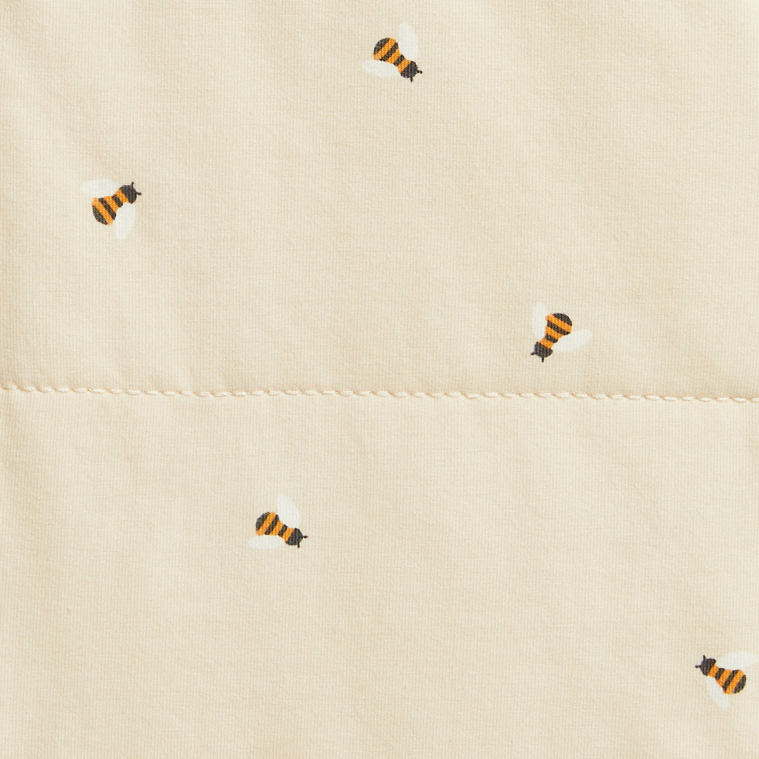 Stage 1 Swaddle Up - 2.5 TOG - Quilted Stretch Cotton - Oatmeal Bees