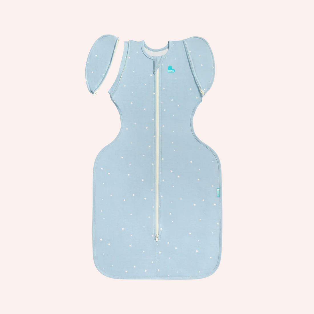 Stage 1 Swaddle Up 1.0TOG Stretch Cotton - Twinkle Powder Blue