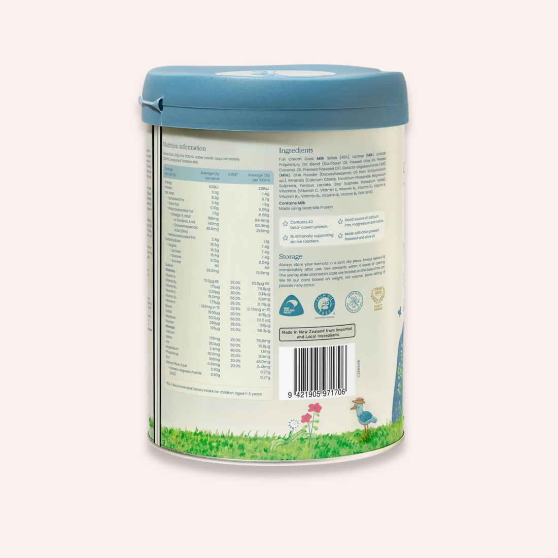 Stage 3 - Natural Goat Milk with Olive Oil for Toddlers - 800g