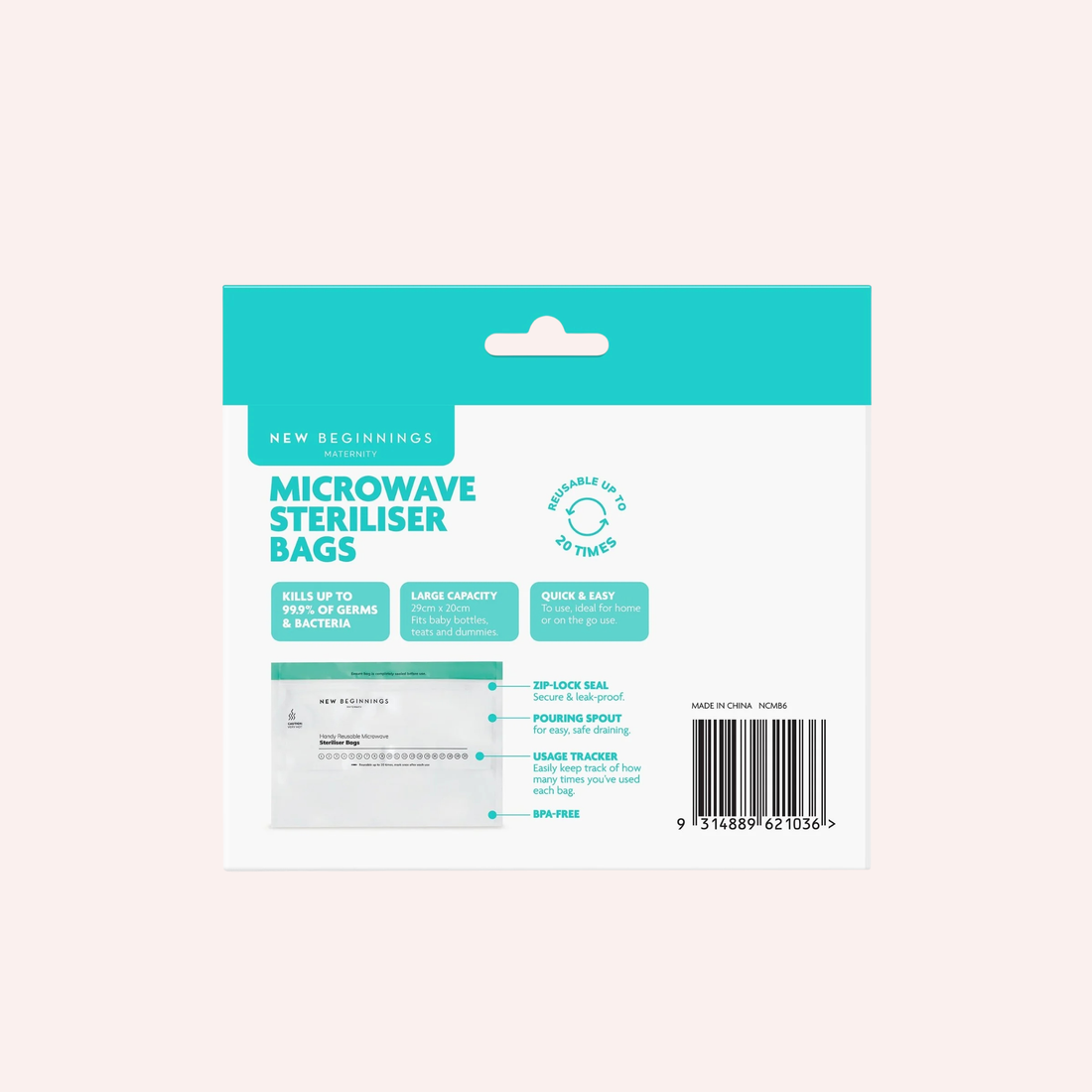 Microwave Steriliser Bags