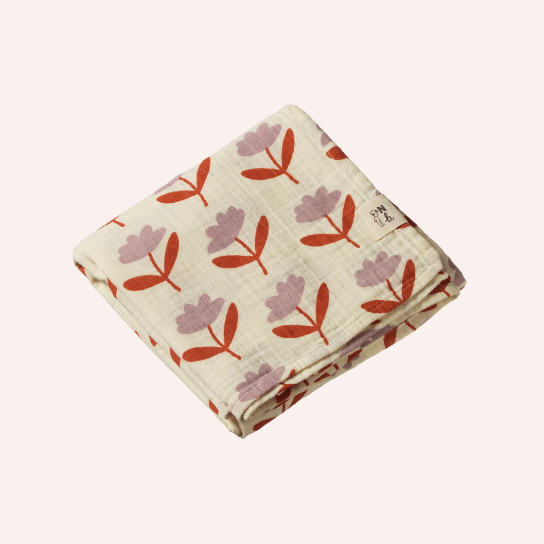 Muslin Wrap - Fleurette Print - One Size