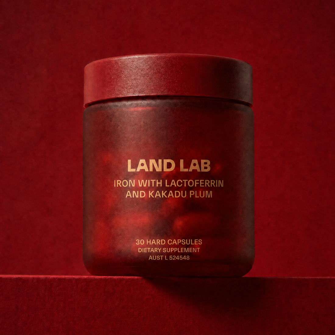 Iron with Lactoferrin and Kakadu Plum