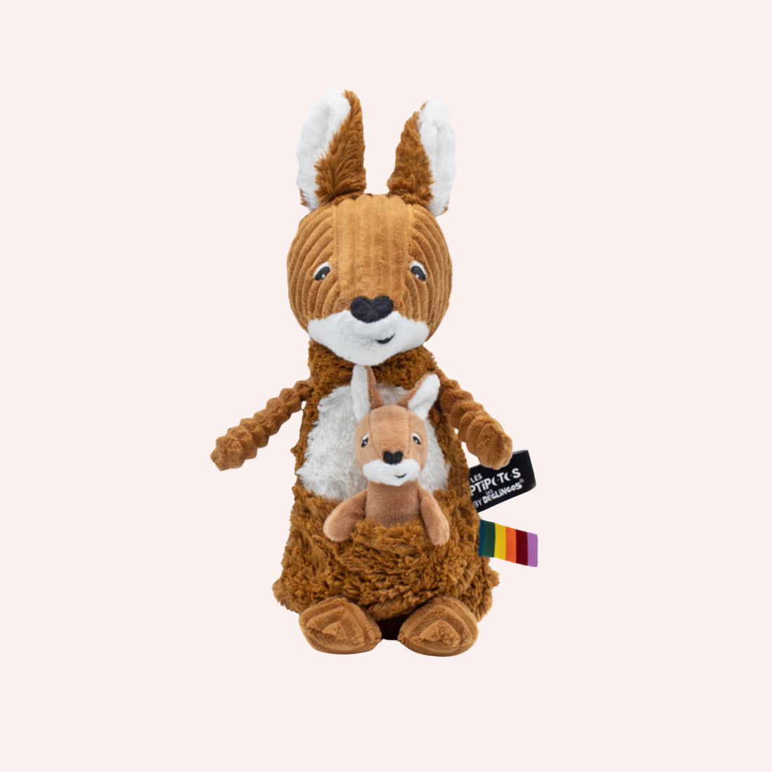 Allezou the Kangaroo, Mum & Baby - Brown Sugar