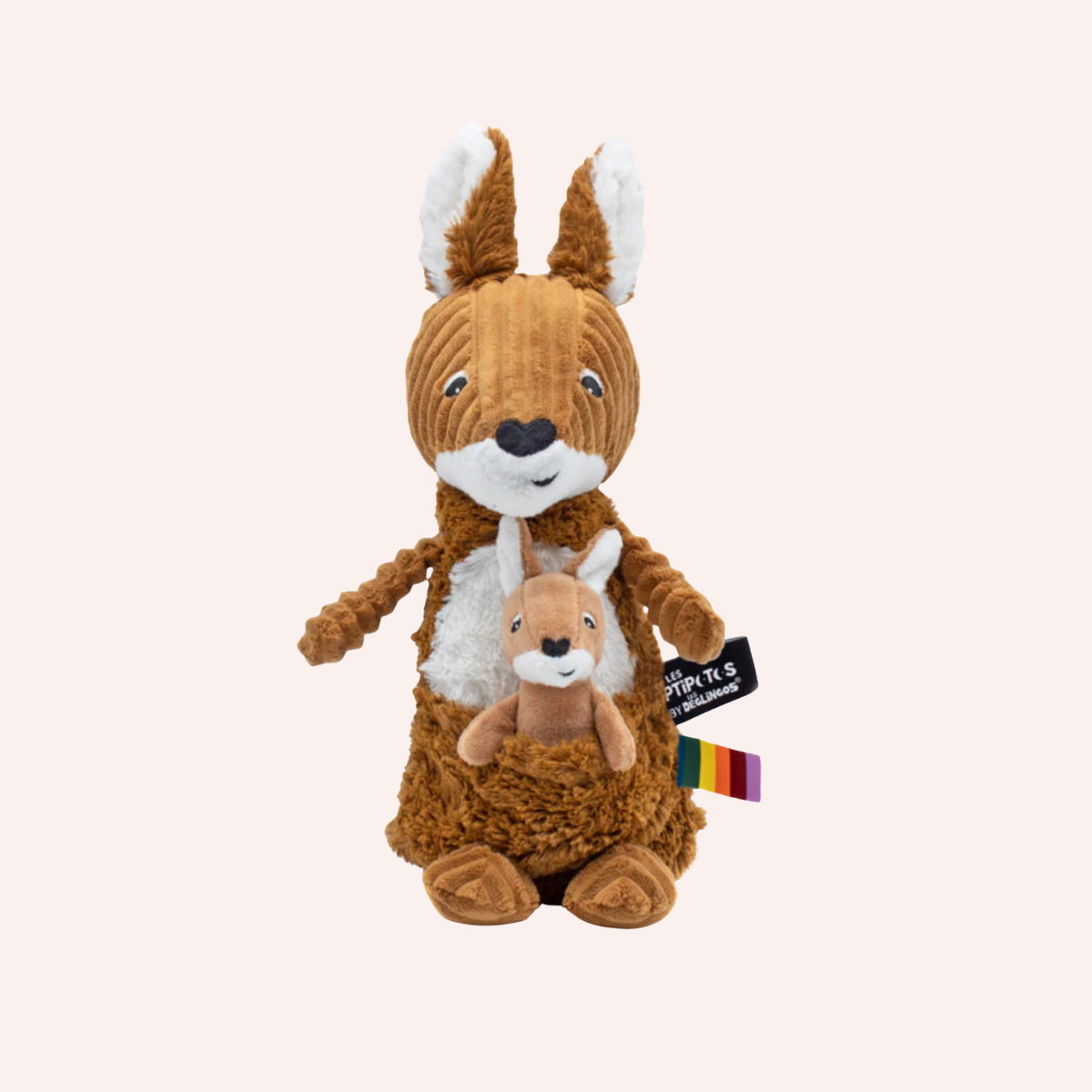 Allezou the Kangaroo, Mum & Baby - Brown Sugar