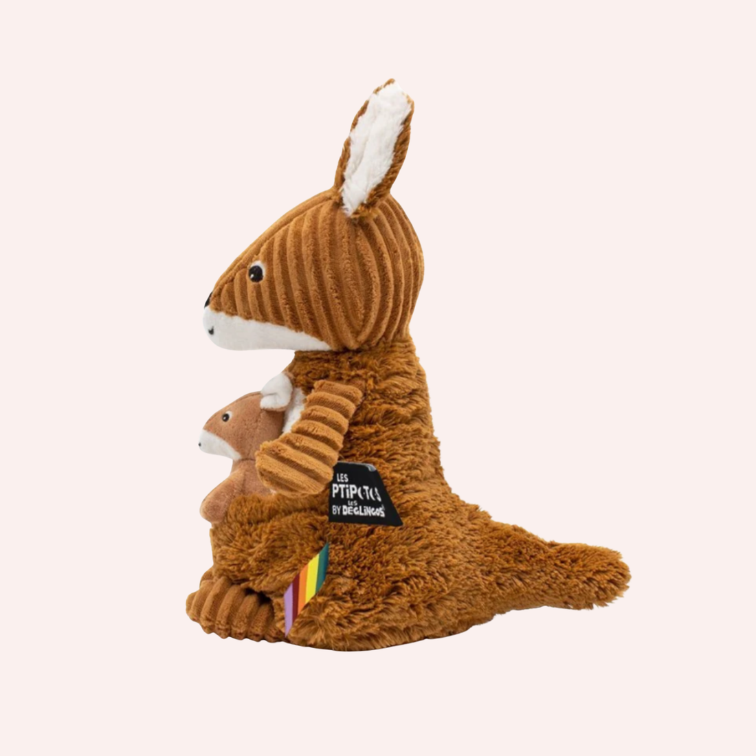 Allezou the Kangaroo, Mum & Baby - Brown Sugar