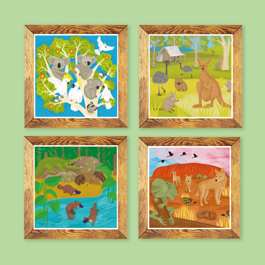 Magic Painting World Aussie Animals