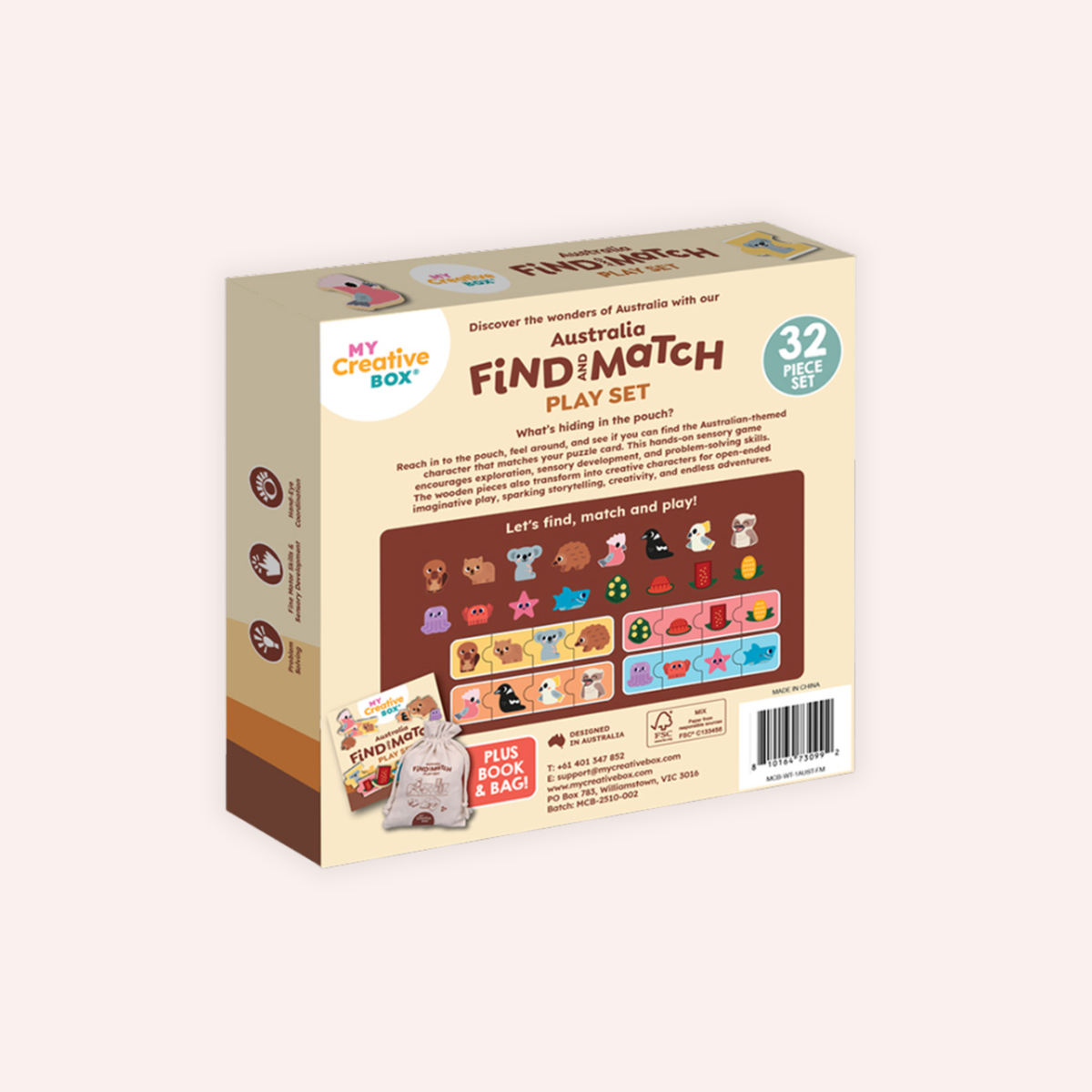 Australia Find and Match Playset