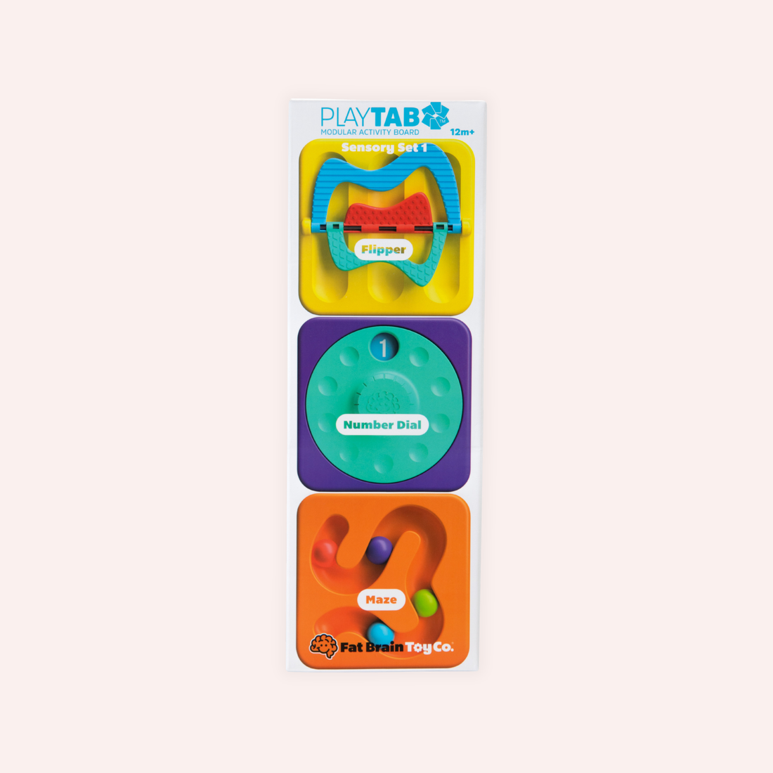 PlayTab Sensory Set 1 (Flipper, Number Dial, Maze Tile)